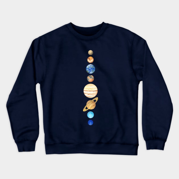 Solar System Crewneck Sweatshirt by ArtWitch